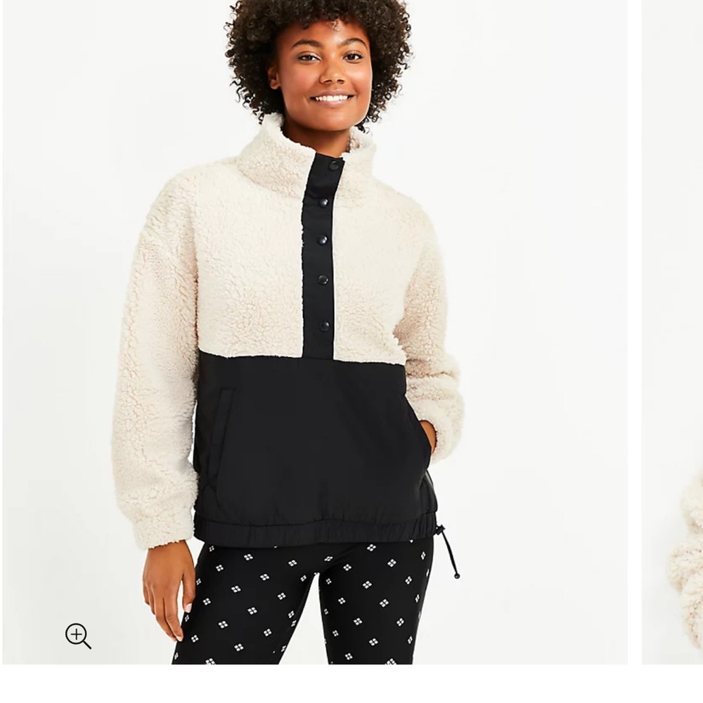 Lou & Grey Cream and Black Sweater